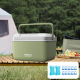 Maxbell Insulated Ice Cooler Premium Camping Cooler Box for Tailgating Outdoor Beach 8 L