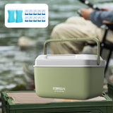 Maxbell Insulated Ice Cooler Premium Camping Cooler Box for Tailgating Outdoor Beach 8 L