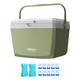 Maxbell Insulated Ice Cooler Premium Camping Cooler Box for Tailgating Outdoor Beach 13 L