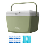 Maxbell Insulated Ice Cooler Premium Camping Cooler Box for Tailgating Outdoor Beach 13 L