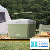 Maxbell Insulated Ice Cooler Premium Camping Cooler Box for Tailgating Outdoor Beach 13 L