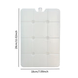 Maxbell Ice Block Lightweight Portable for Coolers Ice Pack for Camping Fishing Home 900g