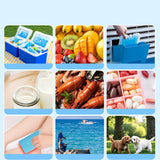 Maxbell Ice Block Lightweight Portable for Coolers Ice Pack for Camping Fishing Home 900g