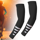 Maxbell Cooling Arm Sleeves 1 Pair Equipment Cover for Fishing Backpacking Gardening black