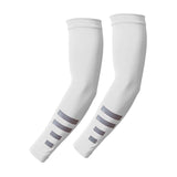Maxbell Cooling Arm Sleeves 1 Pair Equipment Cover for Fishing Backpacking Gardening white