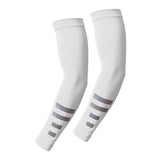 Maxbell Cooling Arm Sleeves 1 Pair Equipment Cover for Fishing Backpacking Gardening white