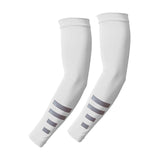 Maxbell Cooling Arm Sleeves 1 Pair Equipment Cover for Fishing Backpacking Gardening white