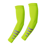 Maxbell Cooling Arm Sleeves 1 Pair Equipment Cover for Fishing Backpacking Gardening Fluorescent yellow
