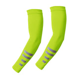 Maxbell Cooling Arm Sleeves 1 Pair Equipment Cover for Fishing Backpacking Gardening Fluorescent yellow