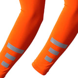 Maxbell Cooling Arm Sleeves 1 Pair Equipment Cover for Fishing Backpacking Gardening Orange reflective