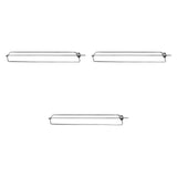 Maxbell 3 Pieces Grilling Skewers BBQ Accessories Kabob for Chicken Sausages Veggies