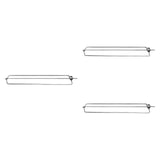 Maxbell 3 Pieces Grilling Skewers BBQ Accessories Kabob for Chicken Sausages Veggies