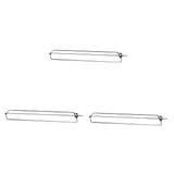 Maxbell 3 Pieces Grilling Skewers BBQ Accessories Kabob for Chicken Sausages Veggies