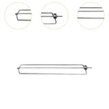 Maxbell 3 Pieces Grilling Skewers BBQ Accessories Kabob for Chicken Sausages Veggies