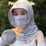 Maxbell Summer Balaclava Face Mask Balaclava Sun Protection Hood for Fishing Outdoor