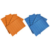 Maxbell 4Pcs Surfboard Traction Pad Non Slip EVA Sheet for Skimboard Longboard Kayak Orange