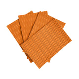 Maxbell 4Pcs Surfboard Traction Pad Non Slip EVA Sheet for Skimboard Longboard Kayak Orange