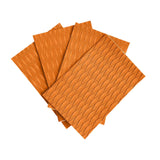 Maxbell 4Pcs Surfboard Traction Pad Non Slip EVA Sheet for Skimboard Longboard Kayak Orange