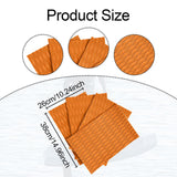 Maxbell 4Pcs Surfboard Traction Pad Non Slip EVA Sheet for Skimboard Longboard Kayak Orange