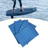 Maxbell 4Pcs Surfboard Traction Pad Non Slip EVA Sheet for Skimboard Longboard Kayak dark blue