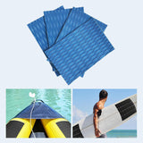 Maxbell 4Pcs Surfboard Traction Pad Non Slip EVA Sheet for Skimboard Longboard Kayak dark blue