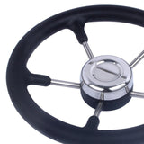 Maxbell Boat Steering Wheel Handwheel Knob for Pontoon Boat Marine Vessels Speedboat