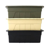 Maxbell Tea Storage Box with Lid Modern Camping Table Basket for Yard Garage Outdoor Green