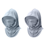 Maxbell Balaclava Face Mask Comfortable for Men Women for Landscaping Camping Travel green gray