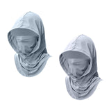 Maxbell Balaclava Face Mask Comfortable for Men Women for Landscaping Camping Travel green gray