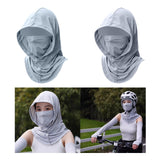 Maxbell Balaclava Face Mask Comfortable for Men Women for Landscaping Camping Travel green gray