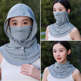 Maxbell Balaclava Face Mask Comfortable for Men Women for Landscaping Camping Travel green gray