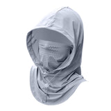 Maxbell Balaclava Face Mask Comfortable for Men Women for Landscaping Camping Travel light gray