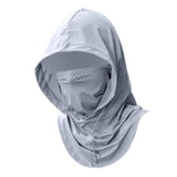 Maxbell Balaclava Face Mask Comfortable for Men Women for Landscaping Camping Travel light gray
