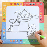 Maxbell Wooden Alphabet Math Board Letter Recognition Spelling Game Gifts Boys Girls