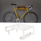 Maxbell Bicycle Wall Mount Rack for Garage Wall Sturdy Multifunctional Support Stand white