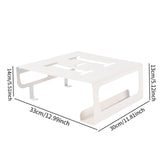 Maxbell Bicycle Wall Mount Rack for Garage Wall Sturdy Multifunctional Support Stand white