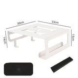 Maxbell Bicycle Wall Mount Rack for Garage Wall Sturdy Multifunctional Support Stand white