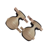 Maxbell 2Pcs Knee Pads Athletes Versatile Knee Braces for Gym Sports Training Hiking Dark Khaki