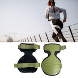 Maxbell 2Pcs Knee Pads Athletes Versatile Knee Braces for Gym Sports Training Hiking Green