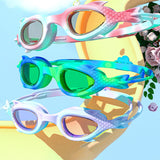 Maxbell Kids Swim Goggles Cartoon Competition Diving Swimming Eyewear for 3-14 Years