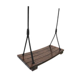 Maxbell Wooden Swing Seat Rustic Kids Room Swing for Bedroom Nursery Room Child Room