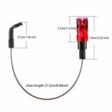 Maxbell Carp Fishing Swing Hanger Practical Tools for Fishing Bite Alarm Swing Chain red