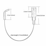 Maxbell Carp Fishing Swing Hanger Practical Tools for Fishing Bite Alarm Swing Chain yellow