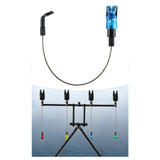 Maxbell Carp Fishing Swing Hanger Practical Tools for Fishing Bite Alarm Swing Chain blue
