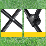 Maxbell Folding Camping Chair Comfortable Folding Lounge Chair for Park Concert Lawn Beige