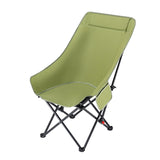 Maxbell Folding Camping Chair Comfortable Folding Lounge Chair for Park Concert Lawn Green