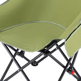 Maxbell Folding Camping Chair Comfortable Folding Lounge Chair for Park Concert Lawn Green