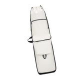 Maxbell Skateboard Backpack Travel Drawstring Closure for Outdoor Activities Fitness White