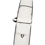 Maxbell Skateboard Backpack Travel Drawstring Closure for Outdoor Activities Fitness White