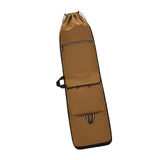 Maxbell Skateboard Backpack Travel Drawstring Closure for Outdoor Activities Fitness Brown